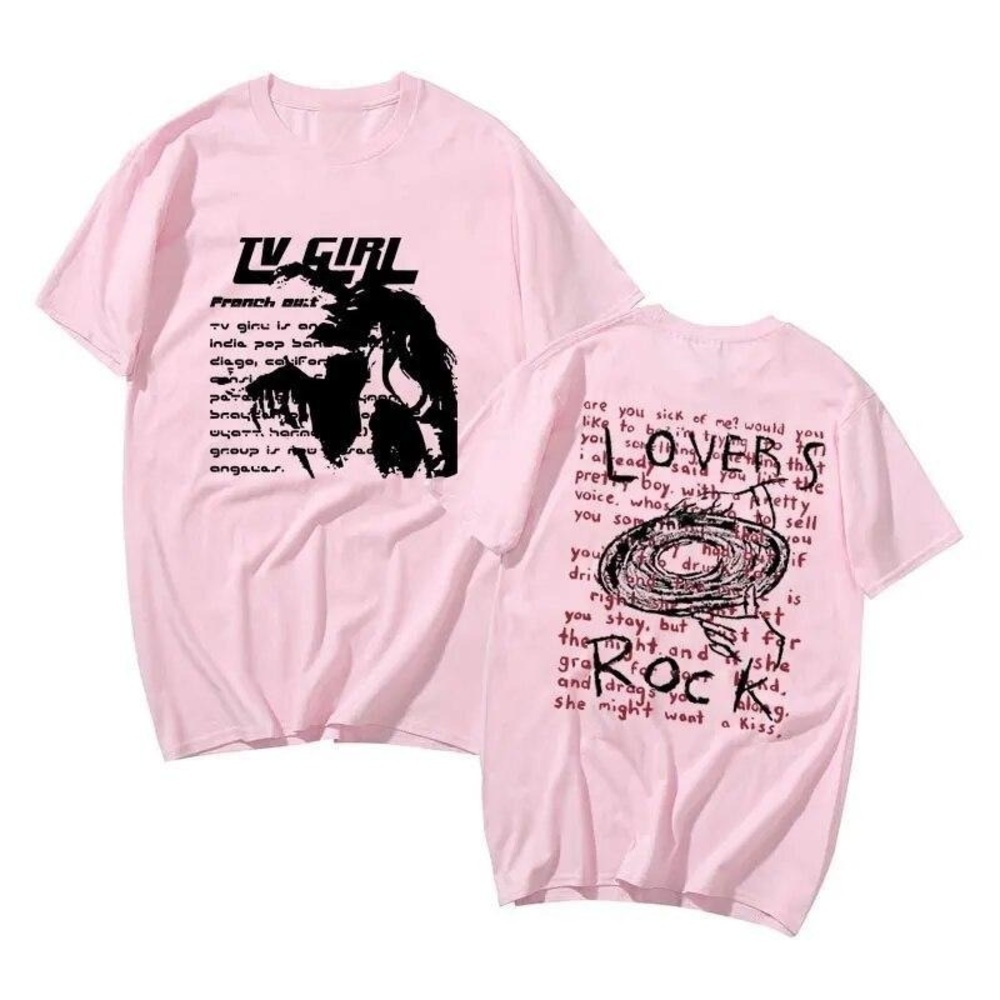 Tv Girl Lovers Rock Song Basic T Shirt 2 Sided